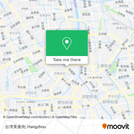台湾美食街 map