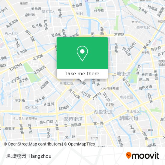 名城燕园 map