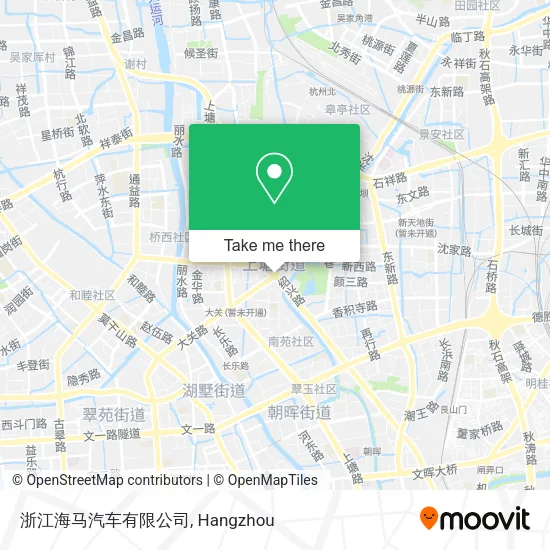 浙江海马汽车有限公司 map