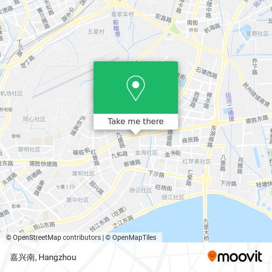 嘉兴南 map