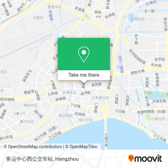 客运中心西公交车站 map