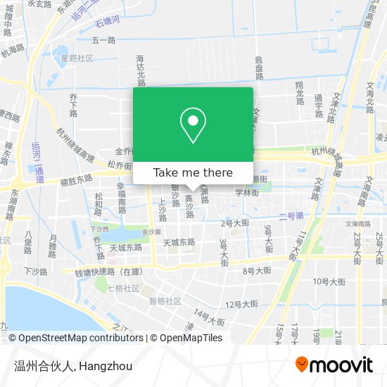 温州合伙人 map