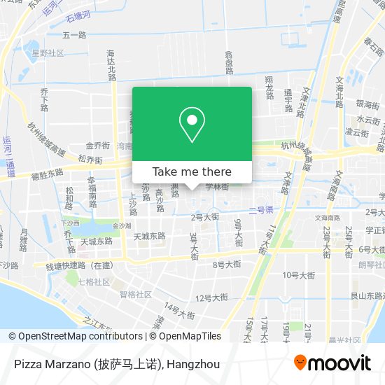 Pizza Marzano (披萨马上诺) map