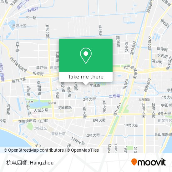 杭电四餐 map