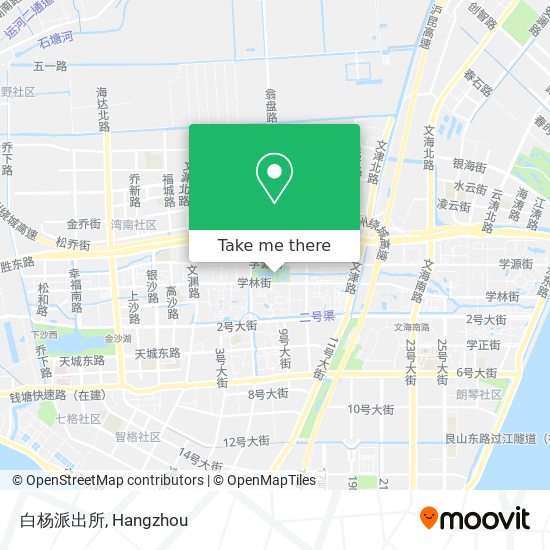 白杨派出所 map