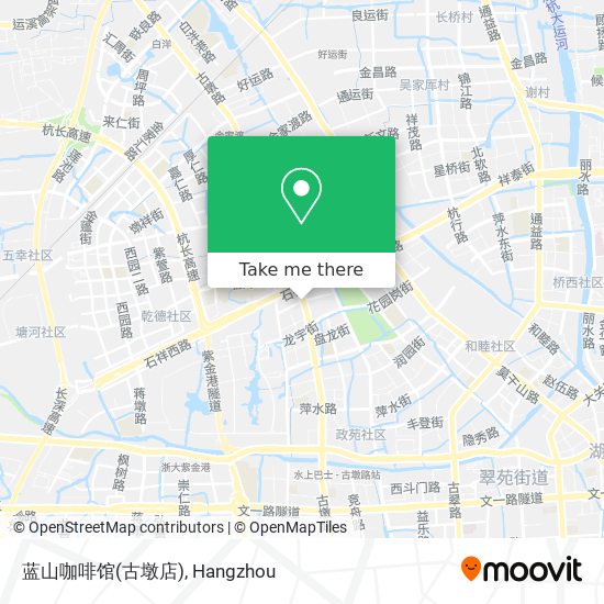 蓝山咖啡馆(古墩店) map