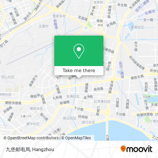 九堡邮电局 map