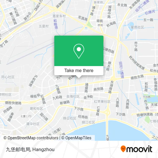 九堡邮电局 map