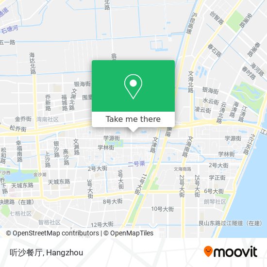 听沙餐厅 map