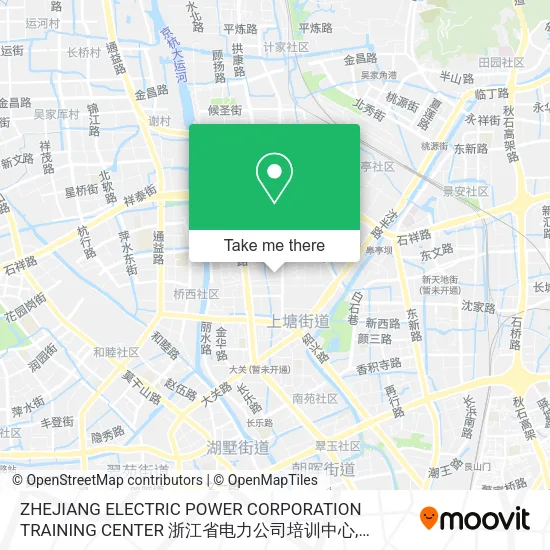 ZHEJIANG ELECTRIC POWER CORPORATION TRAINING CENTER 浙江省电力公司培训中心 map