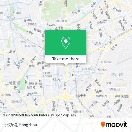张功馆 map