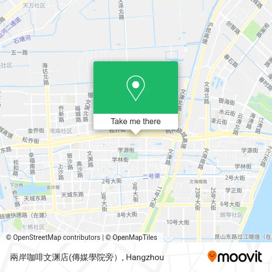 兩岸咖啡文渊店 map
