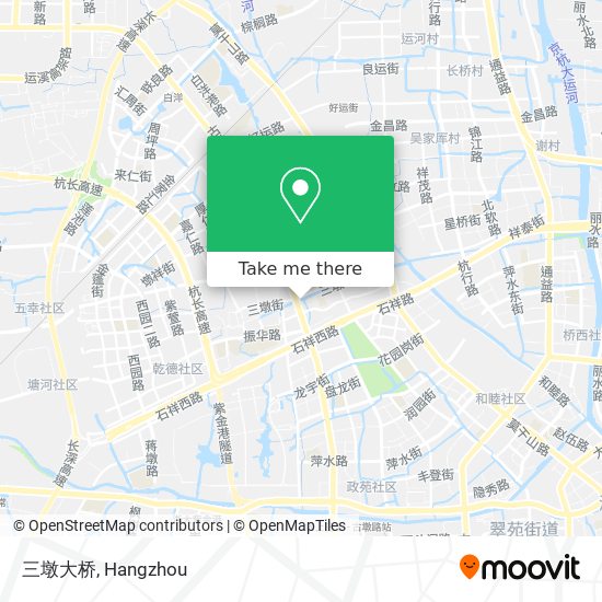 三墩大桥 map