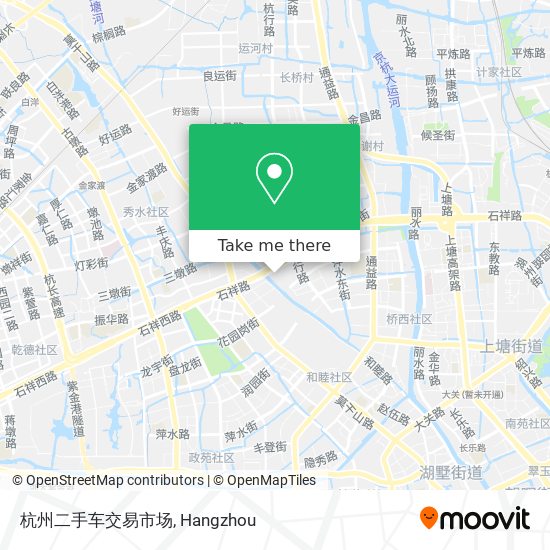 杭州二手车交易市场 map