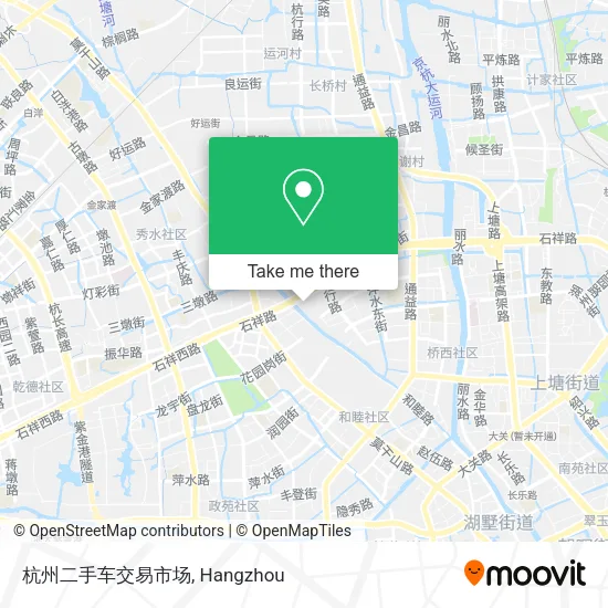 杭州二手车交易市场 map