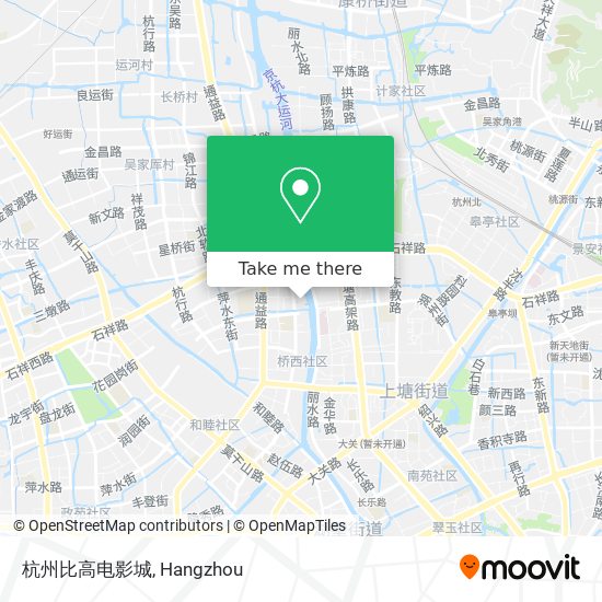 杭州比高电影城 map