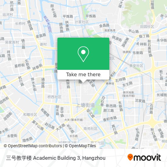 三号教学楼 Academic Building 3 map