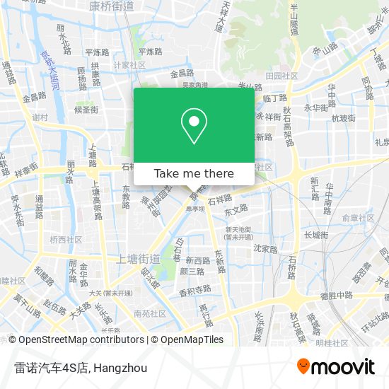 雷诺汽车4S店 map