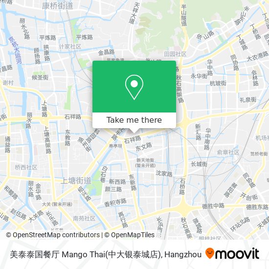 美泰泰国餐厅 Mango Thai(中大银泰城店) map