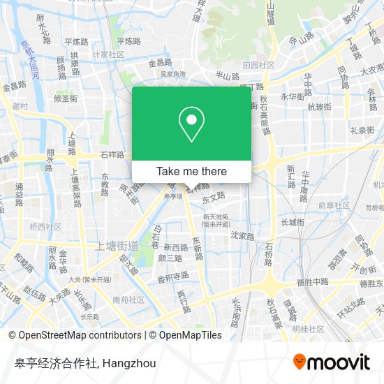 皋亭经济合作社 map