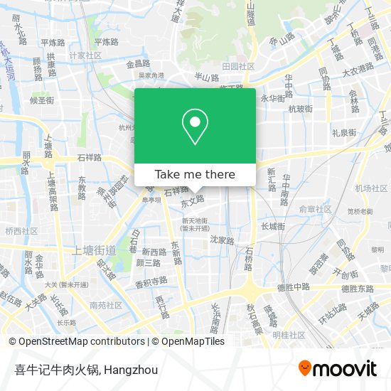 喜牛记牛肉火锅 map