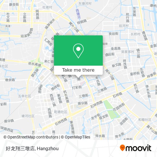 好龙翔三墩店 map