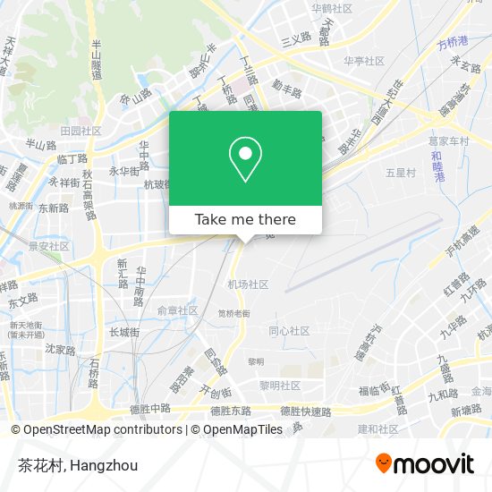 茶花村 map