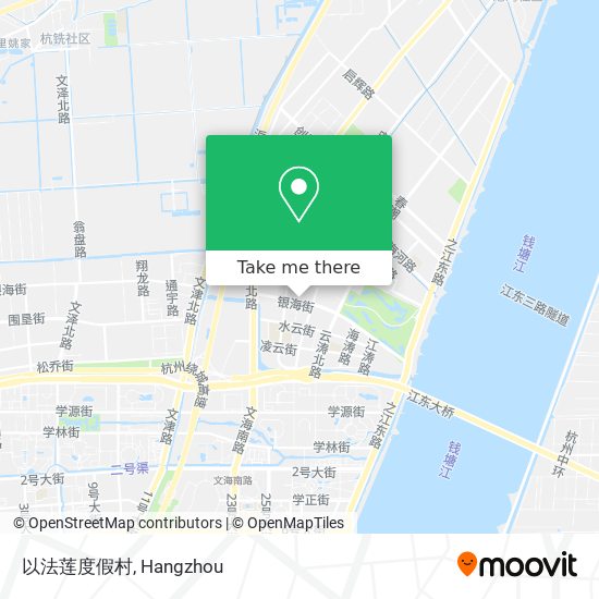 以法莲度假村 map
