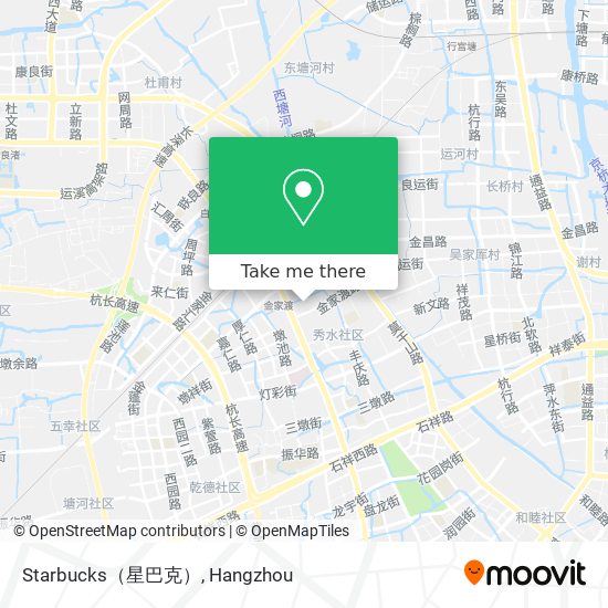 Starbucks（星巴克） map