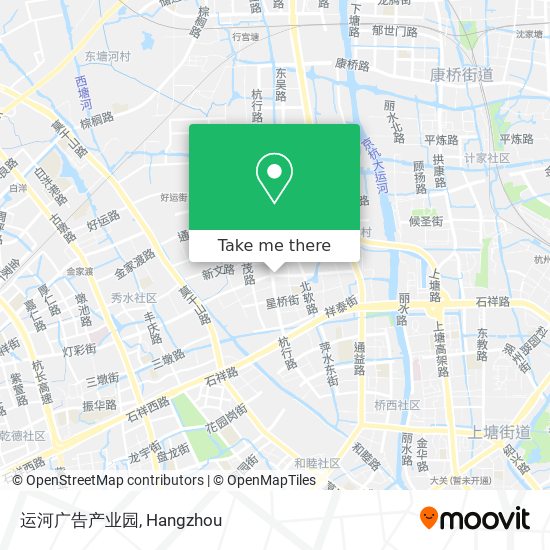 运河广告产业园 map