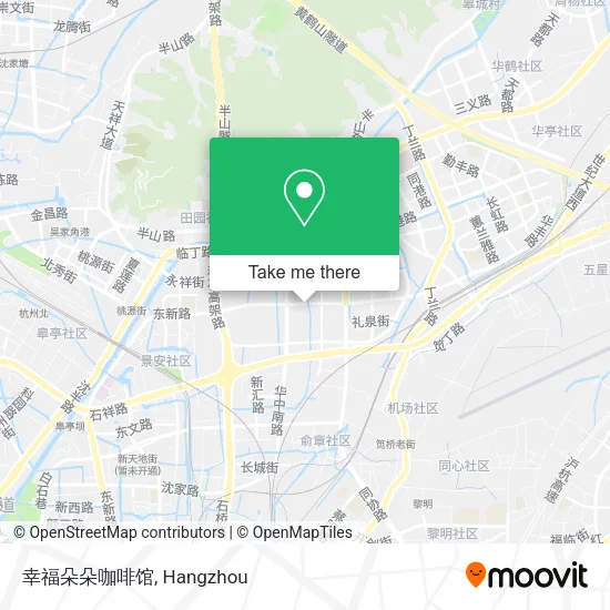 幸福朵朵咖啡馆 map