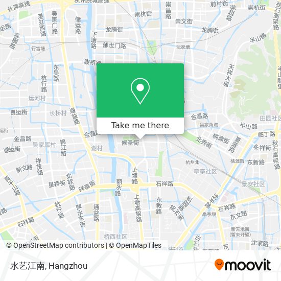 水艺江南 map