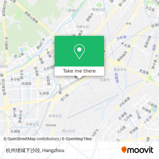 杭州绕城下沙段 map