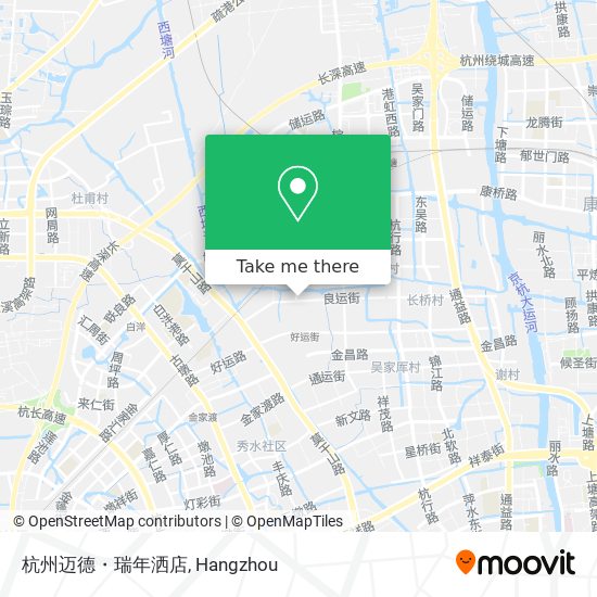 杭州迈德・瑞年洒店 map