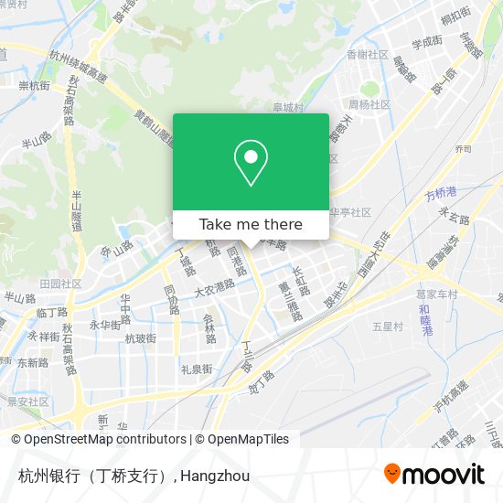 杭州银行（丁桥支行） map