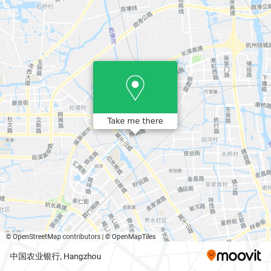 中国农业银行 map