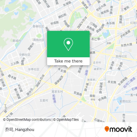 乔司 map
