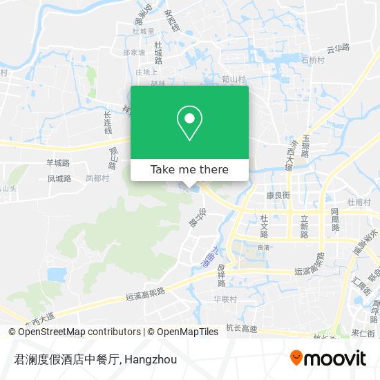 君澜度假酒店中餐厅 map