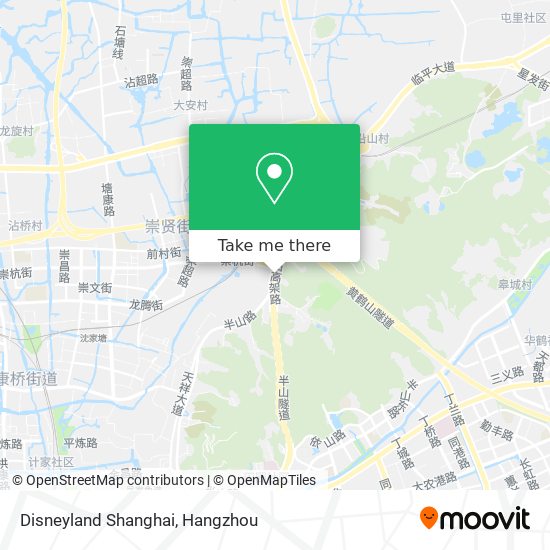Disneyland Shanghai map