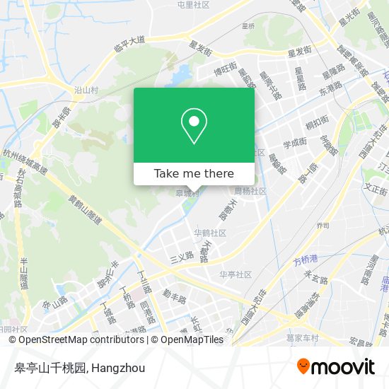 皋亭山千桃园 map