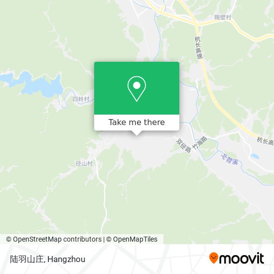 陆羽山庄 map