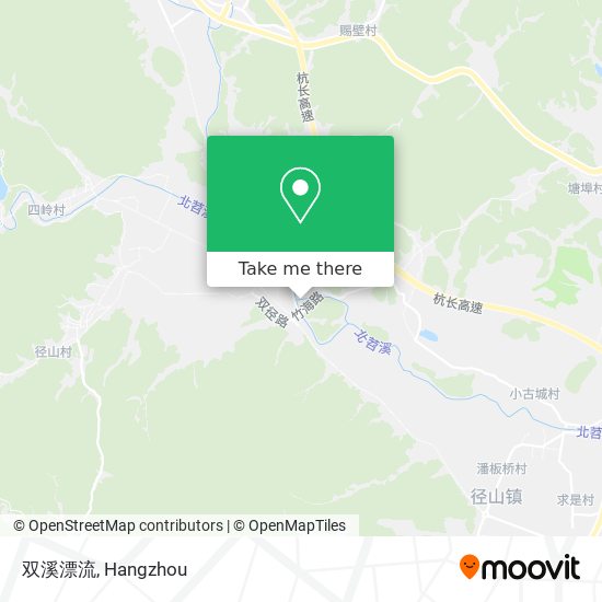 双溪漂流 map