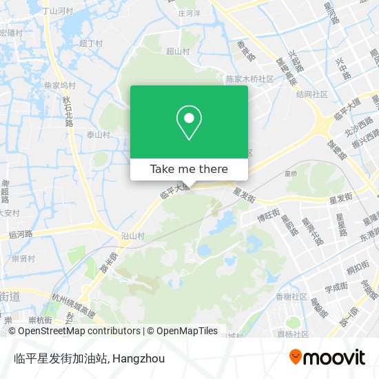临平星发街加油站 map