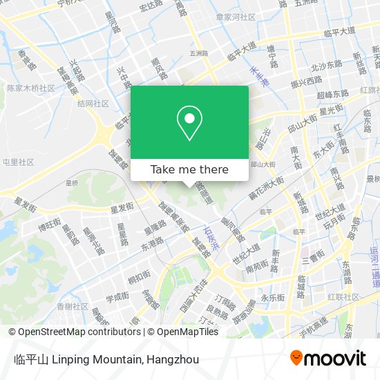 临平山 Linping Mountain map