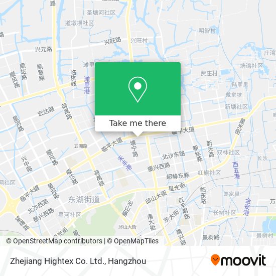 Zhejiang Hightex Co. Ltd. map