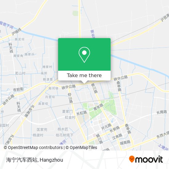 海宁汽车西站 map