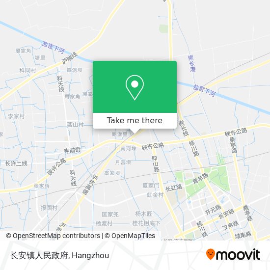 长安镇人民政府 map