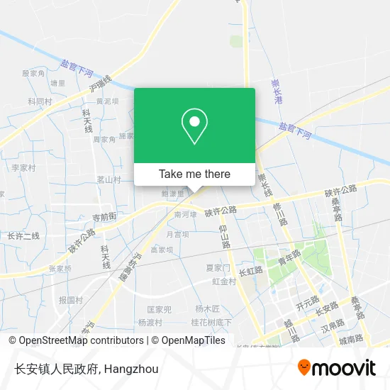 长安镇人民政府 map