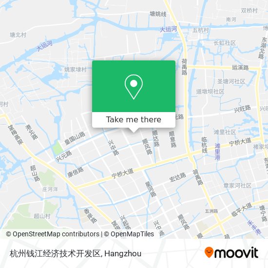杭州钱江经济技术开发区 map
