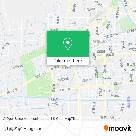 江南名家 map